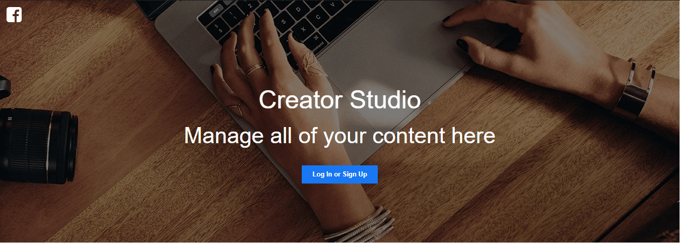 Creator Studio home page